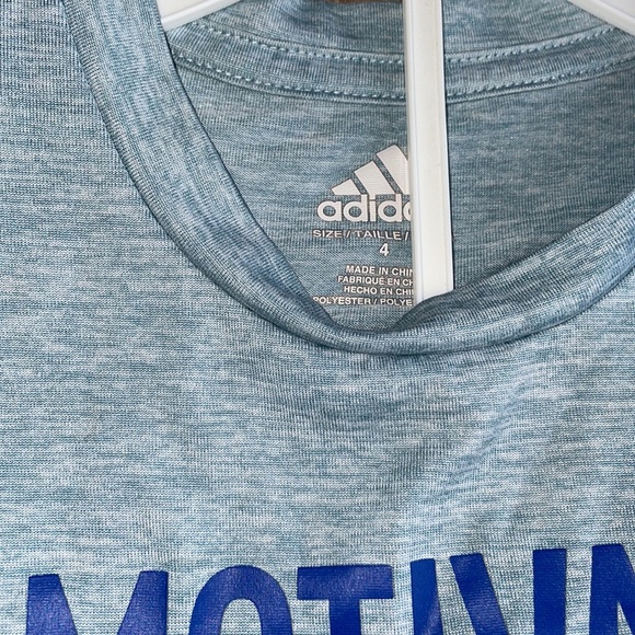 Adidas Boys Matching Set Blue&Black Size 4 “Runs Big” like 5 - Picture 4 of 6